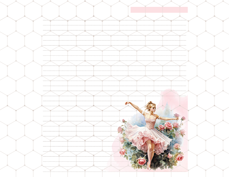 Bailarinas de Ballet / Planner Atemporal