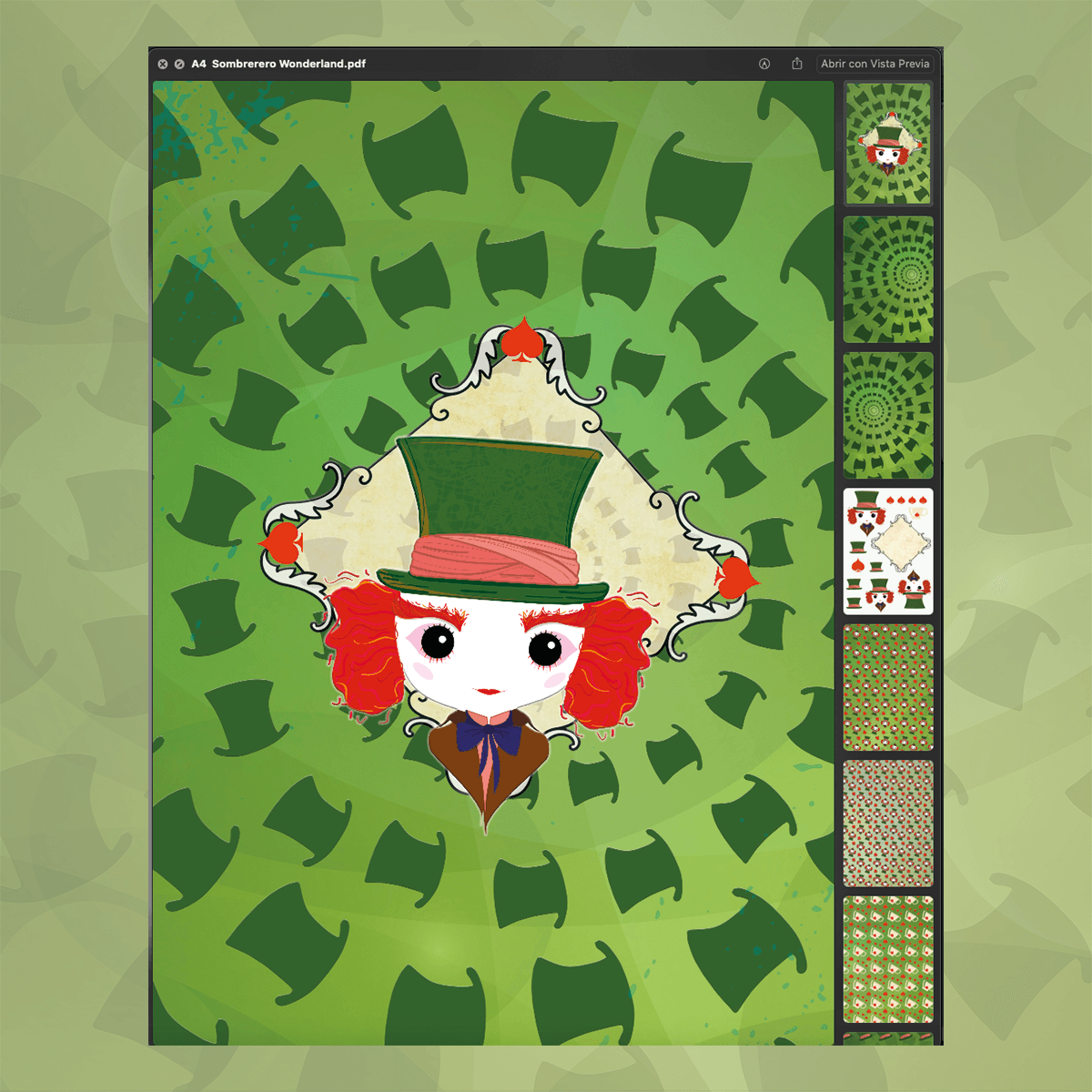 Wonderland Sombrerero Loco