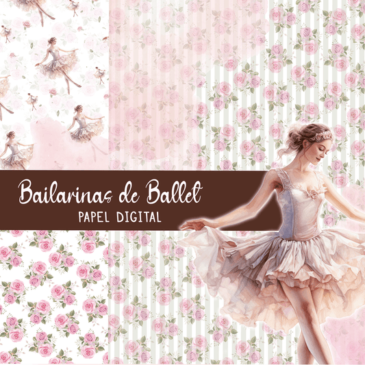 Bailarinas de Ballet / Colección de Papel