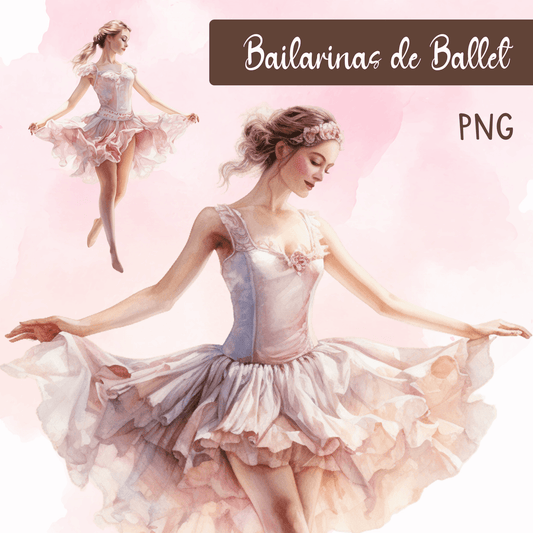 Bailarinas de Ballet / Clipart PNG