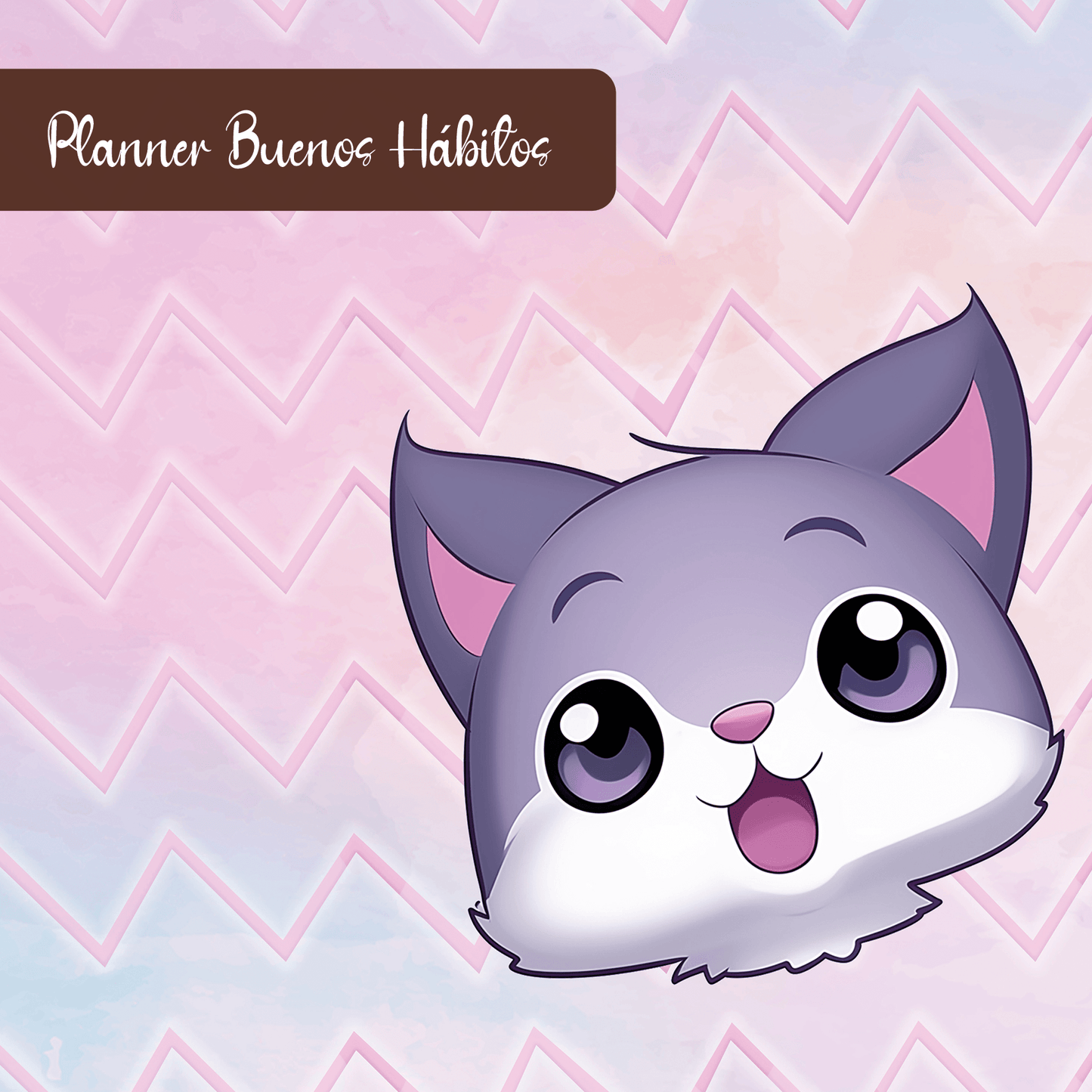 Planner Buenos Hábitos Gatito