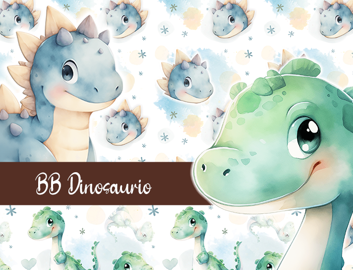 Dinosaurio Bebé / Colección de Papeles con Complementos