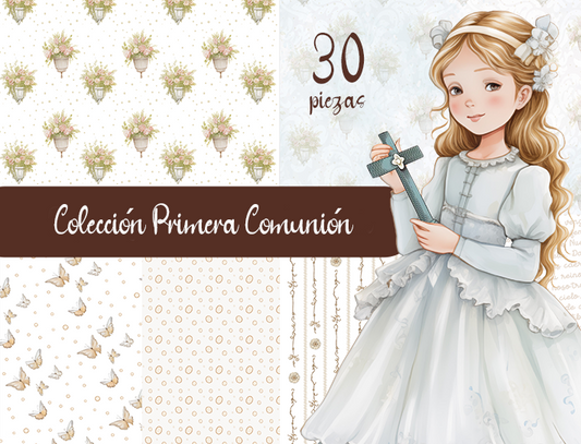 Ceremonia Niña /  Colección de Papel  Día de Mariposas