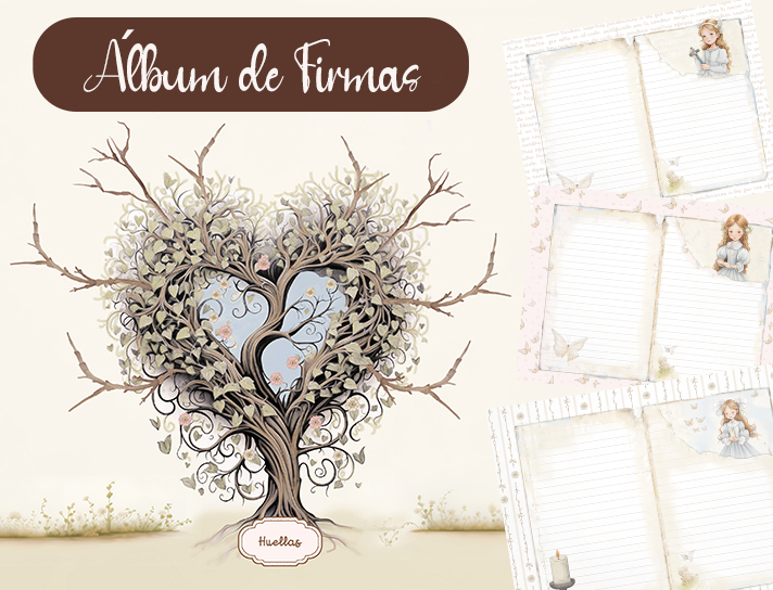 Ceremonia Niña Día de Mariposas / Álbum de Firmas