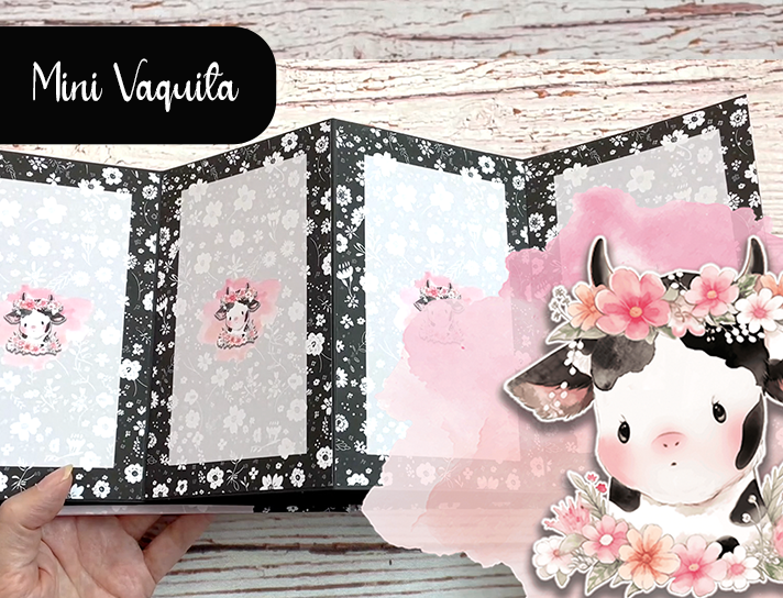 Scrapea Mini álbum Vaquita
