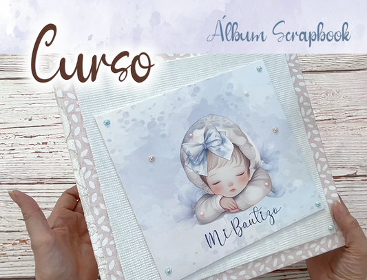 Beso de un ángel / Curso para realizar álbum de fotos